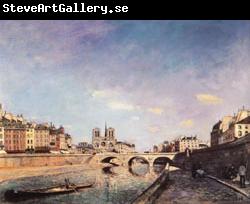 Johan-Barthold Jongkind The Seine and Notre-Dame de Paris